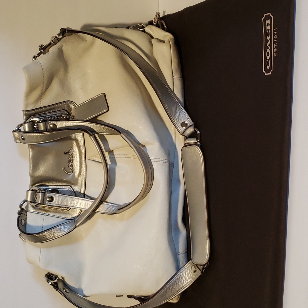 White coach purse